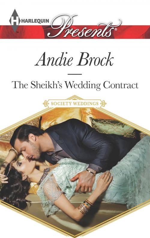 Cover of the book The Sheikh's Wedding Contract by Andie Brock, Harlequin