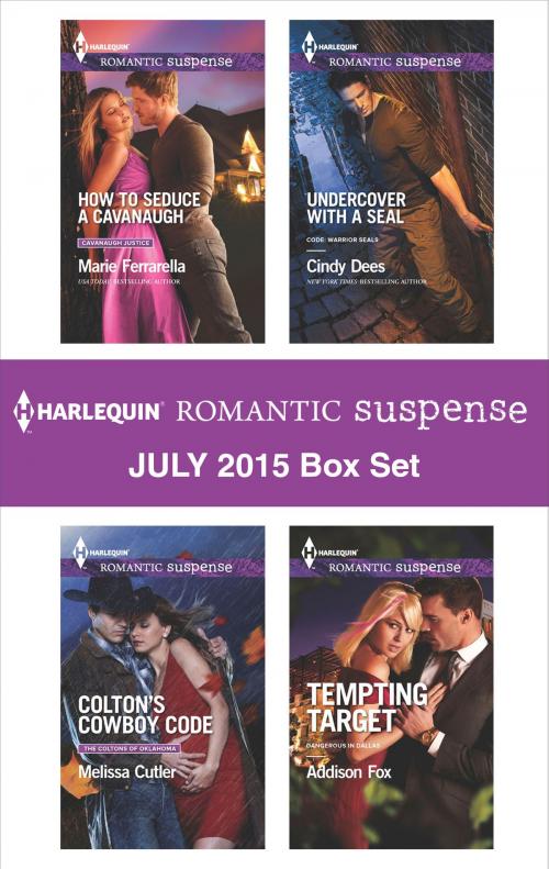 Cover of the book Harlequin Romantic Suspense July 2015 Box Set by Marie Ferrarella, Melissa Cutler, Cindy Dees, Addison Fox, Harlequin