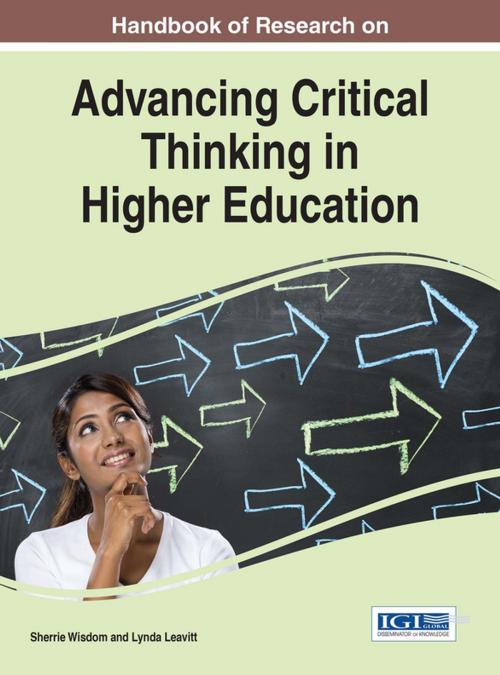 Cover of the book Handbook of Research on Advancing Critical Thinking in Higher Education by , IGI Global