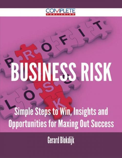 Cover of the book Business Risk - Simple Steps to Win, Insights and Opportunities for Maxing Out Success by Gerard Blokdijk, Emereo Publishing