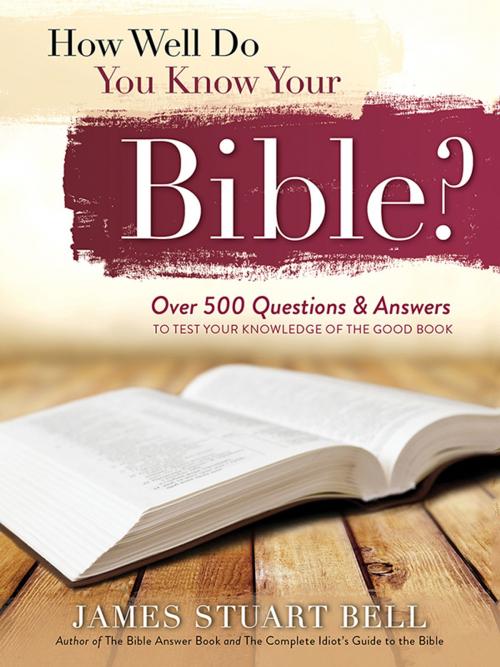 Cover of the book How Well Do You Know Your Bible? by James Bell, Sourcebooks