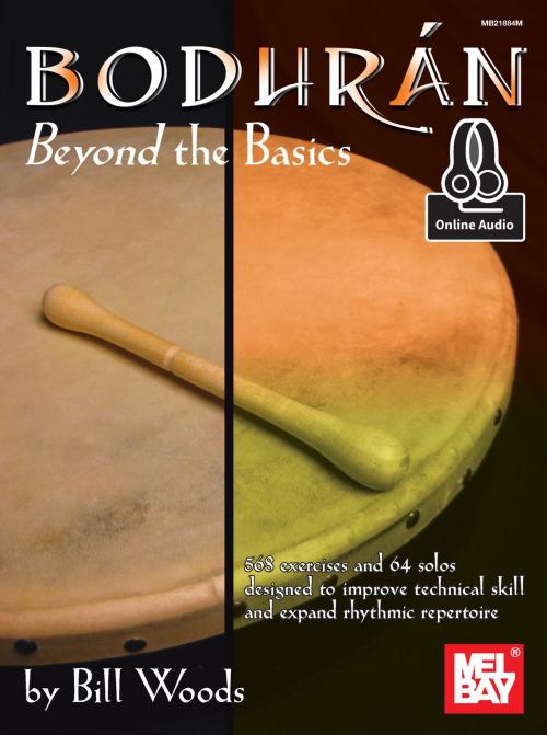 Cover of the book Bodhran: Beyond the Basics by Bill Woods, Mel Bay Publications, Inc.