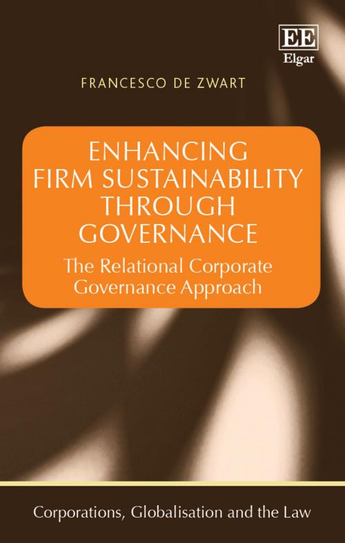 Cover of the book Enhancing Firm Sustainability Through Governance by Francesco de Zwart, Edward Elgar Publishing