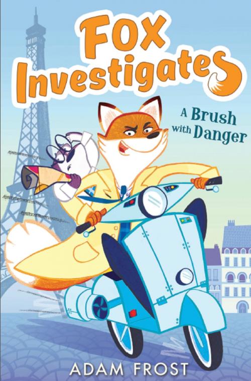 Cover of the book A Brush with Danger by Adam Frost, Stripes Publishing