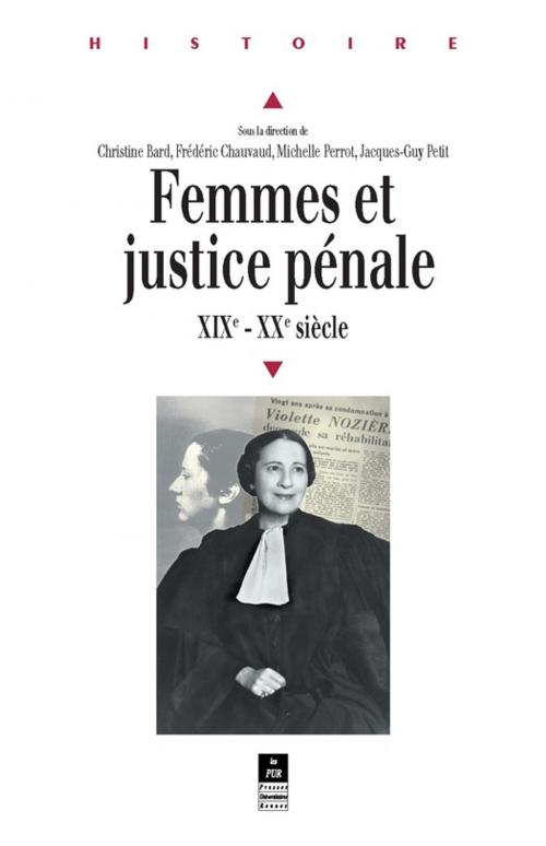 Cover of the book Femmes et justice pénale by Collectif, Presses universitaires de Rennes