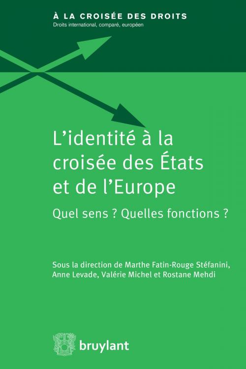 Cover of the book L'identité à la croisée des États et de l'Europe by , Bruylant