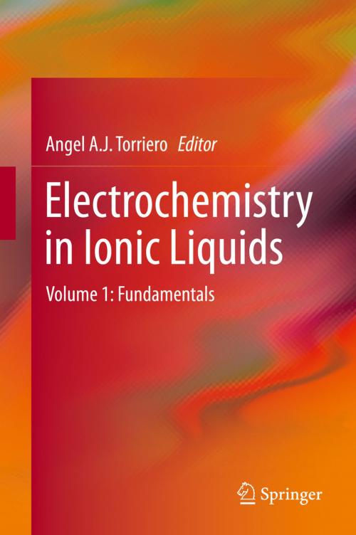Cover of the book Electrochemistry in Ionic Liquids by , Springer International Publishing