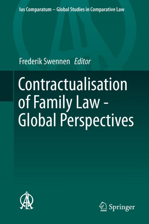Cover of the book Contractualisation of Family Law - Global Perspectives by , Springer International Publishing