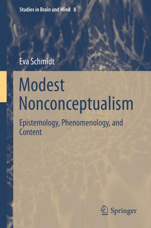 Cover of the book Modest Nonconceptualism by Eva Schmidt, Springer International Publishing
