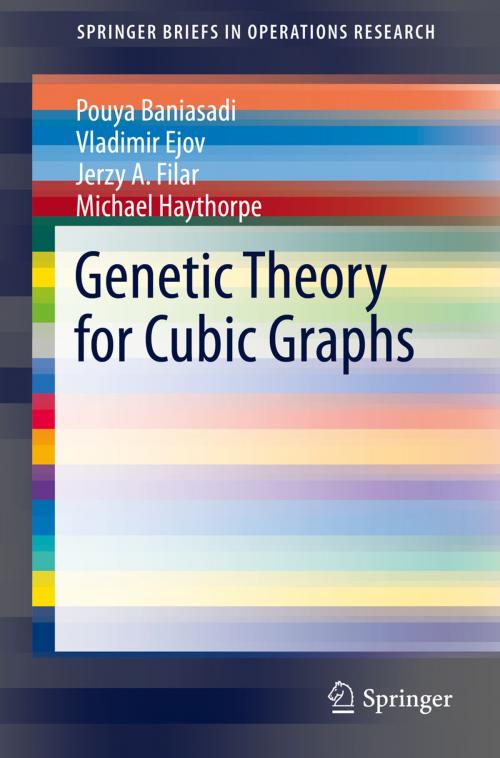 Cover of the book Genetic Theory for Cubic Graphs by Pouya Baniasadi, Vladimir Ejov, Jerzy A. Filar, Michael Haythorpe, Springer International Publishing
