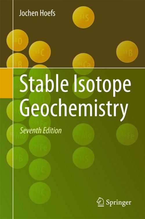 Cover of the book Stable Isotope Geochemistry by Jochen Hoefs, Springer International Publishing