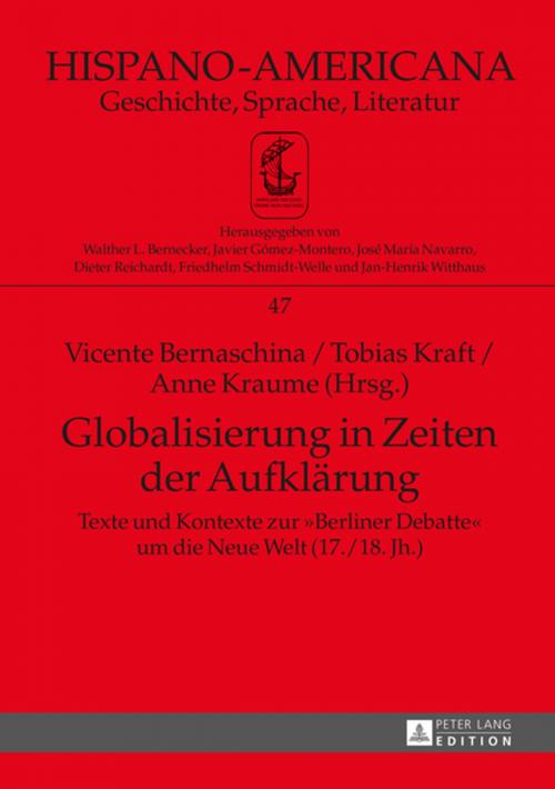Cover of the book Globalisierung in Zeiten der Aufklaerung by , Peter Lang