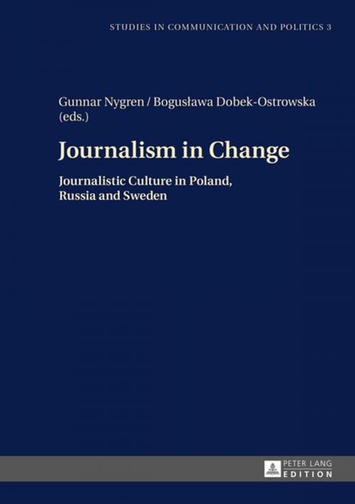 Cover of the book Journalism in Change by , Peter Lang