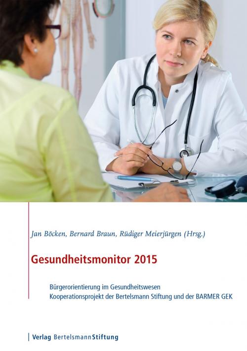 Cover of the book Gesundheitsmonitor 2015 by , Verlag Bertelsmann Stiftung