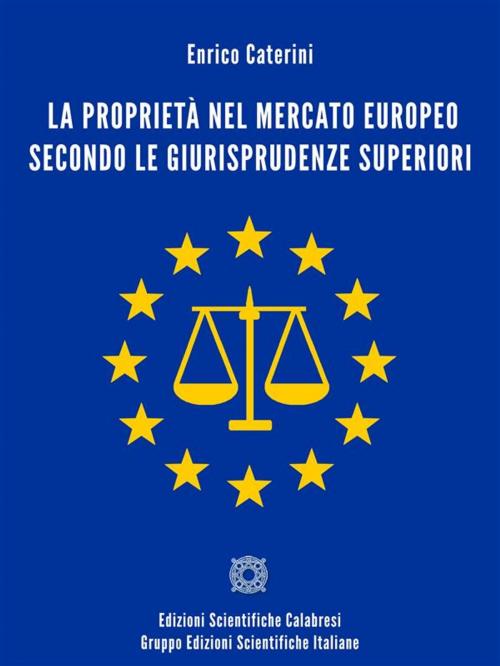 Cover of the book La proprietà nel mercato europeo secondo le giurisprudenze superiori by Enrico Caterini, Edizioni Scientifiche Calabresi