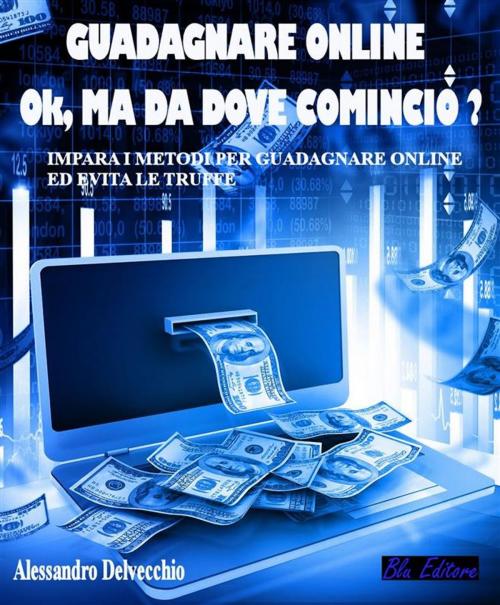 Cover of the book Guadagnare online, ok ma da dove comincio? by Alessandro Delvecchio, Blu Editore