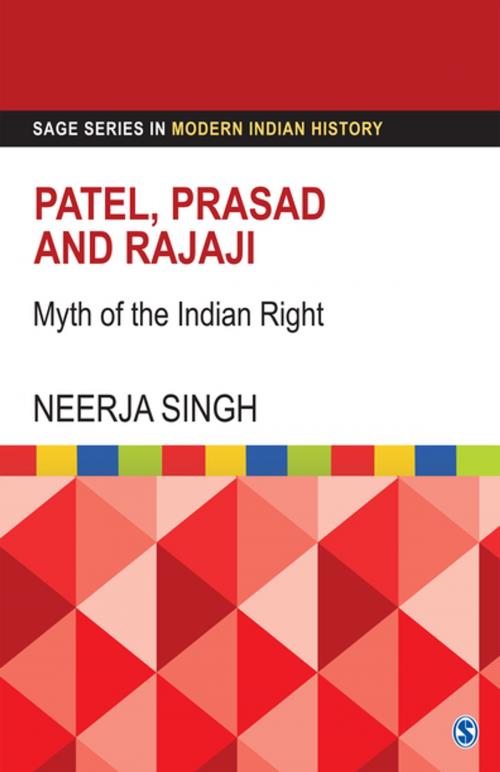 Cover of the book Patel, Prasad and Rajaji by Neerja Singh, SAGE Publications