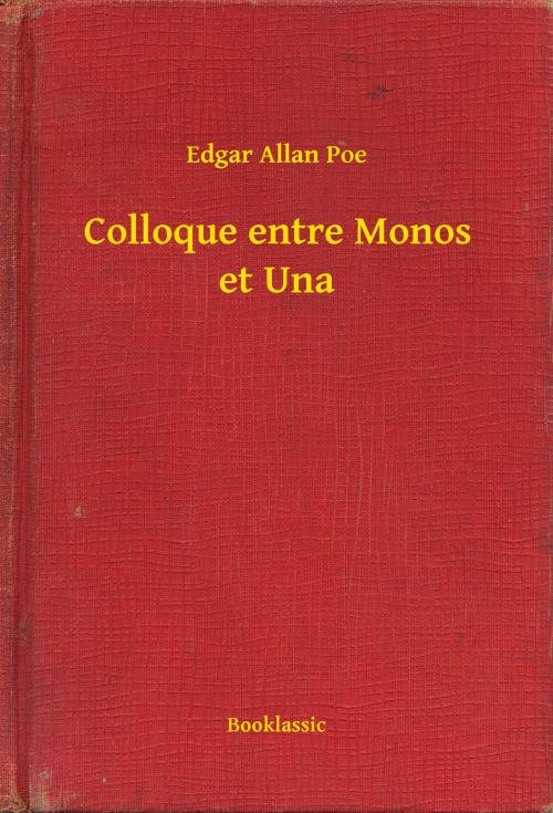 Cover of the book Colloque entre Monos et Una by Edgar Allan Poe, Booklassic