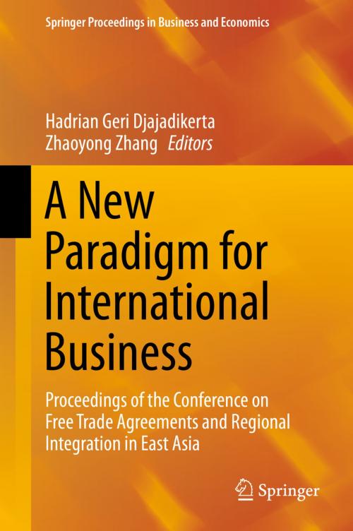 Cover of the book A New Paradigm for International Business by , Springer Singapore