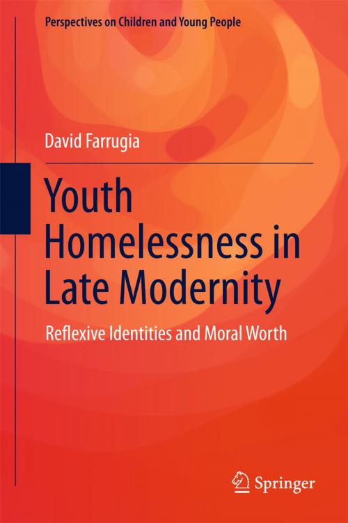 Cover of the book Youth Homelessness in Late Modernity by David Farrugia, Springer Singapore