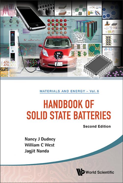 Cover of the book Handbook of Solid State Batteries by Nancy J Dudney, William C West, Jagjit Nanda, World Scientific Publishing Company