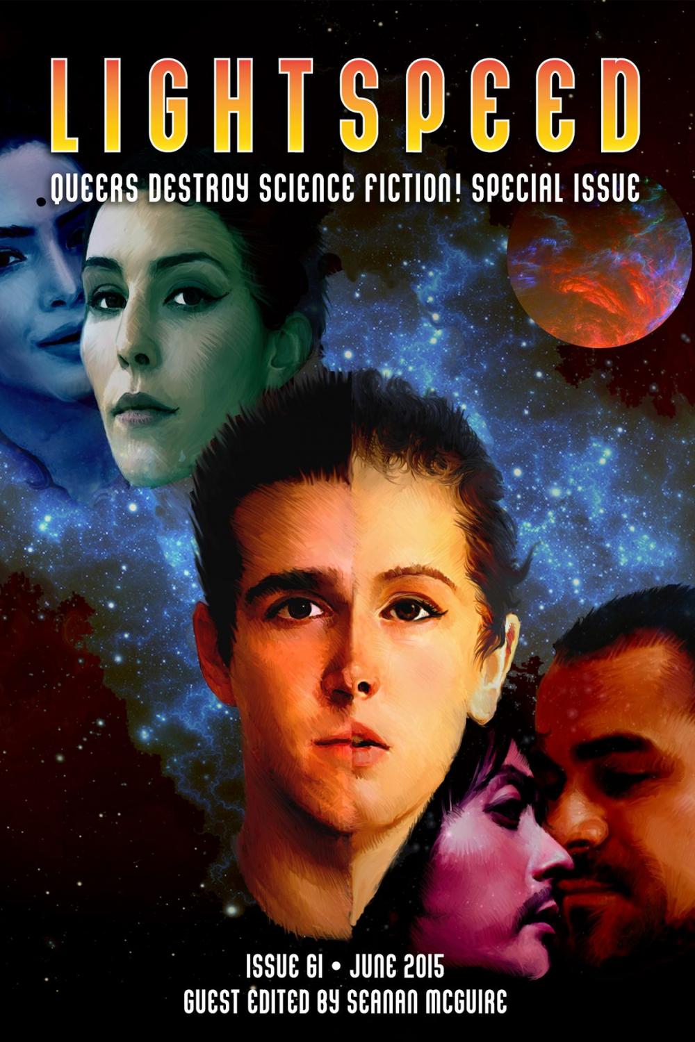 Big bigCover of Lightspeed Magazine, June 2015 (Queers Destroy Science Fiction! Special Issue)