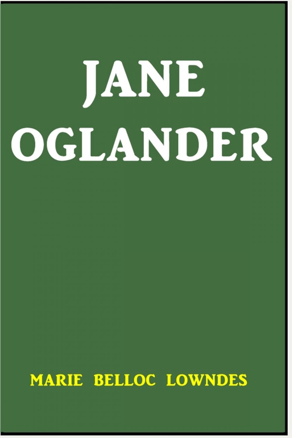 Big bigCover of Jane Oglander