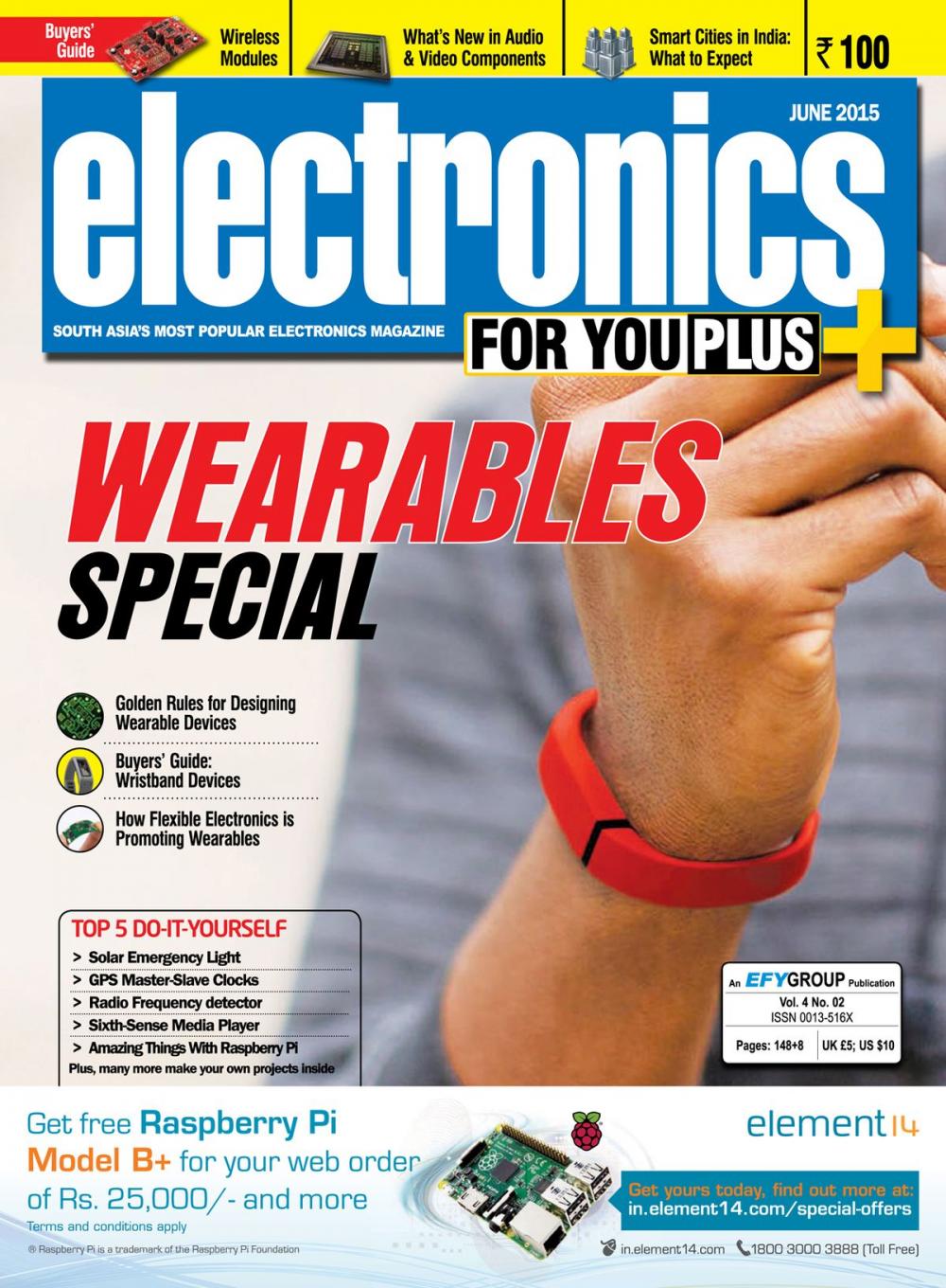 Big bigCover of Electronics For You, June 2015