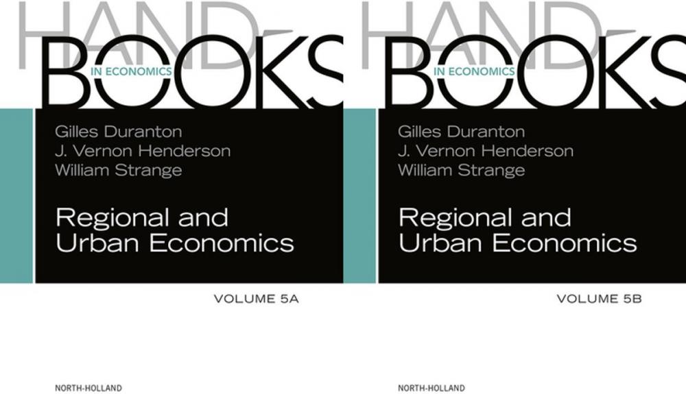 Big bigCover of Handbook of Regional and Urban Economics