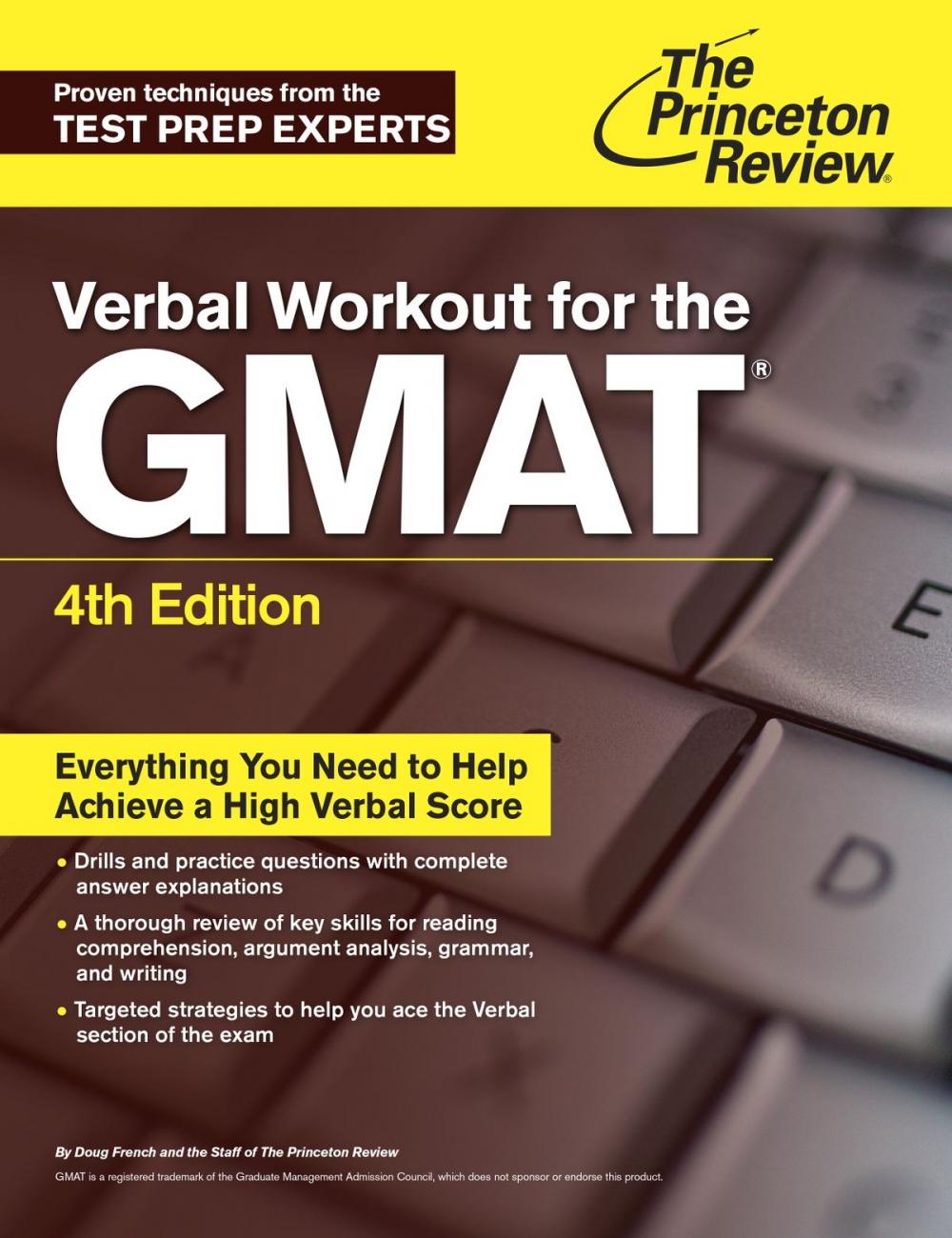 Big bigCover of Verbal Workout for the GMAT, 4th Edition 