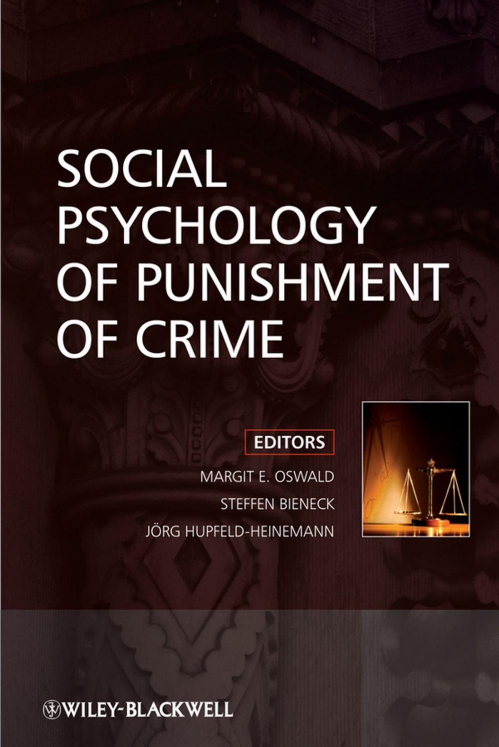 Big bigCover of Social Psychology of Punishment of Crime