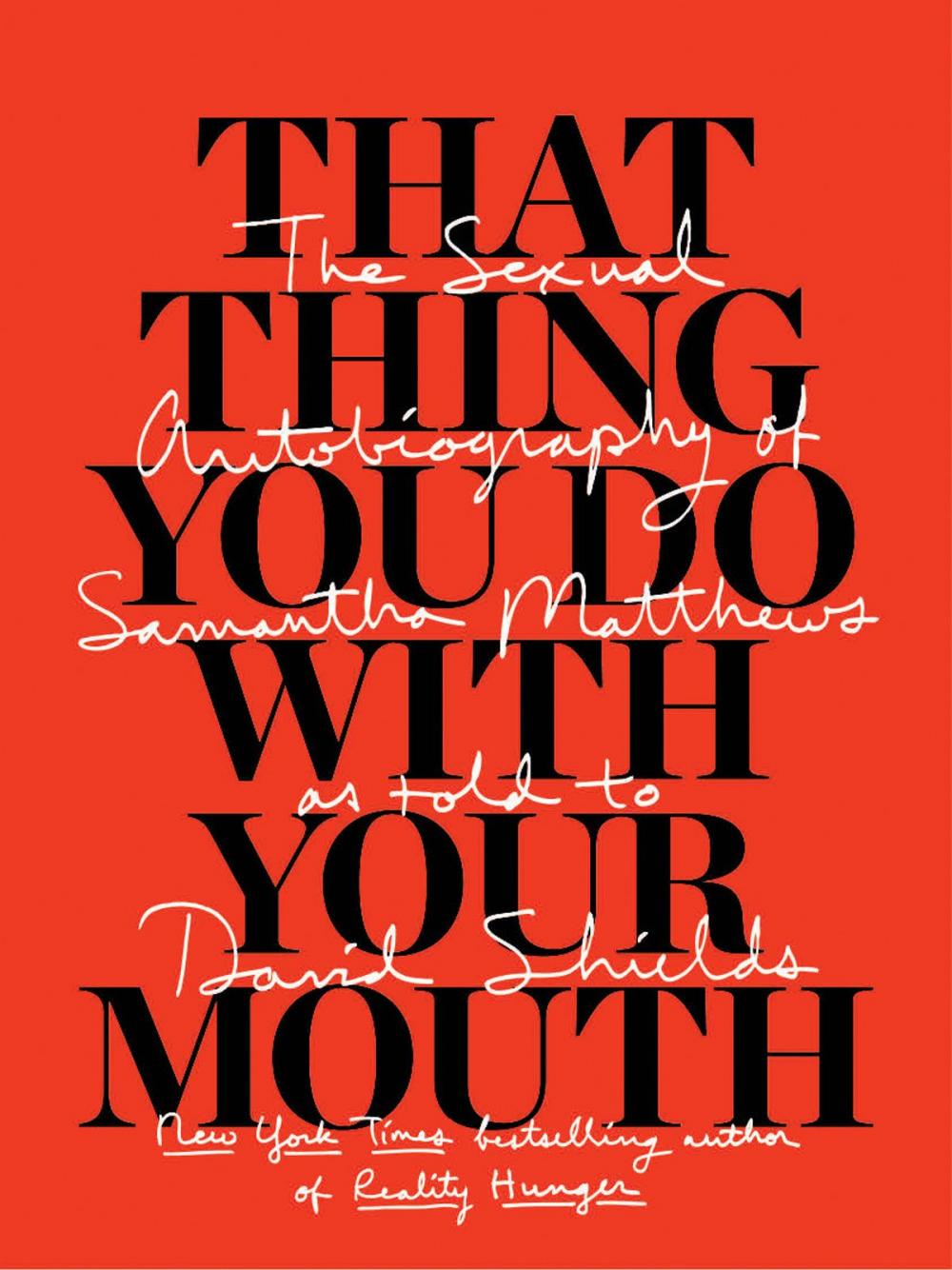 Big bigCover of That Thing You Do With Your Mouth