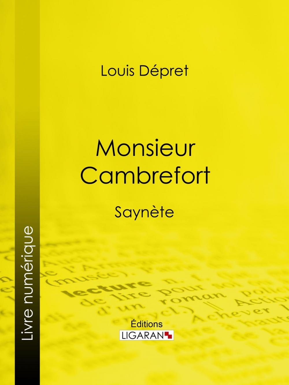 Big bigCover of Monsieur Cambrefort