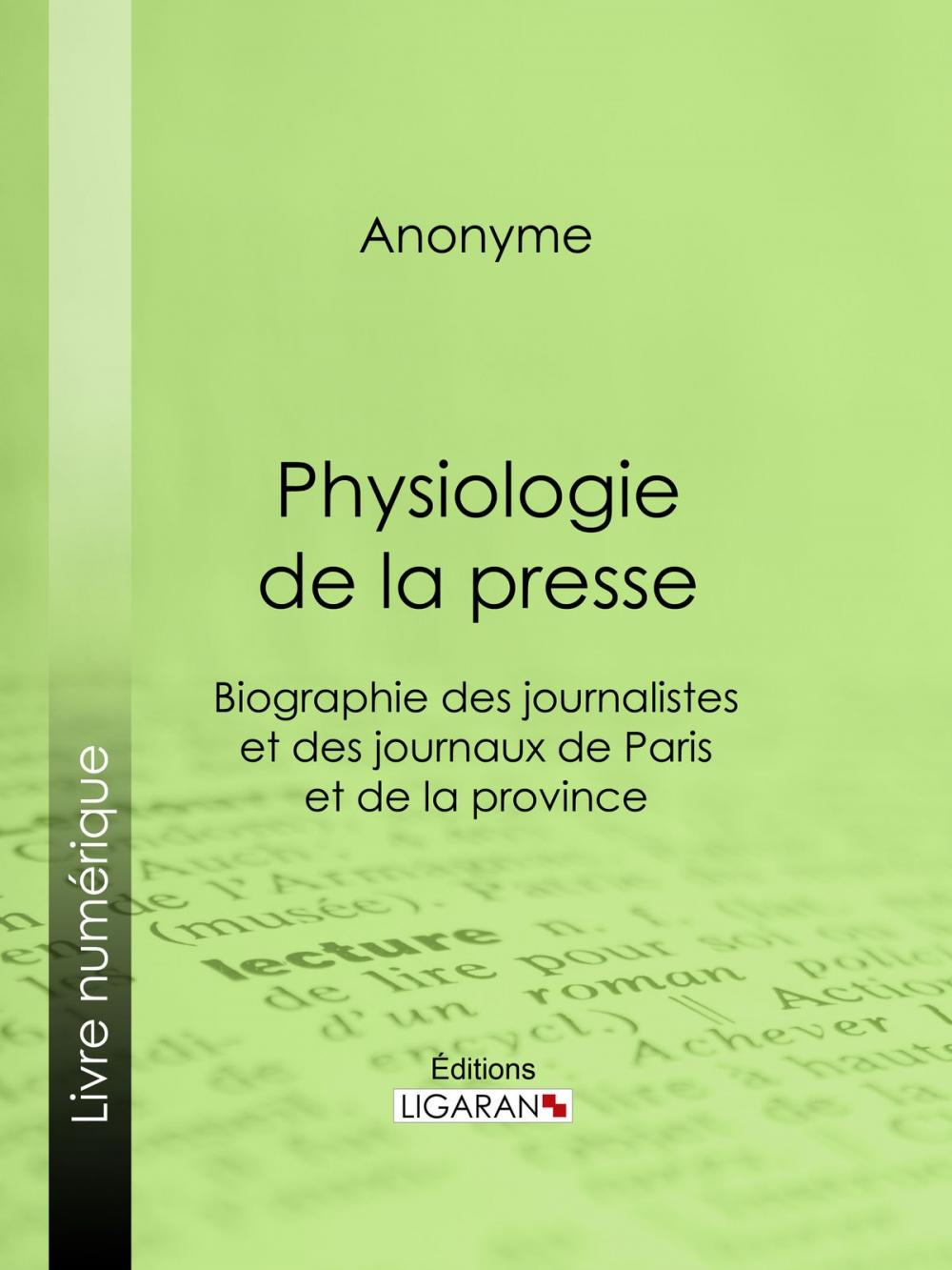 Big bigCover of Physiologie de la Presse