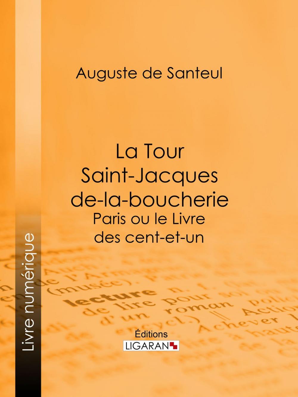 Big bigCover of La Tour Saint-Jacques-de-la-boucherie