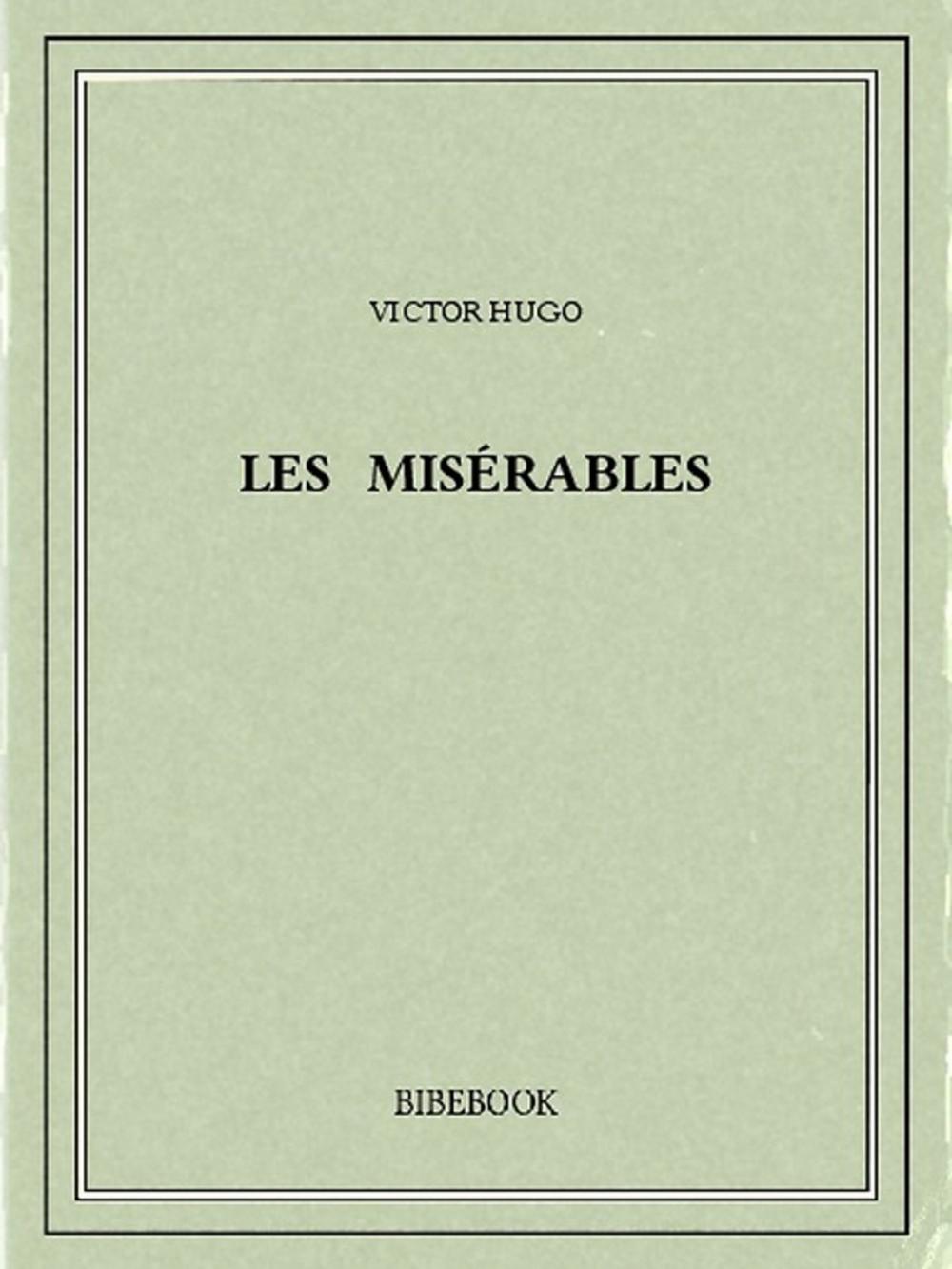 Big bigCover of Les Misérables