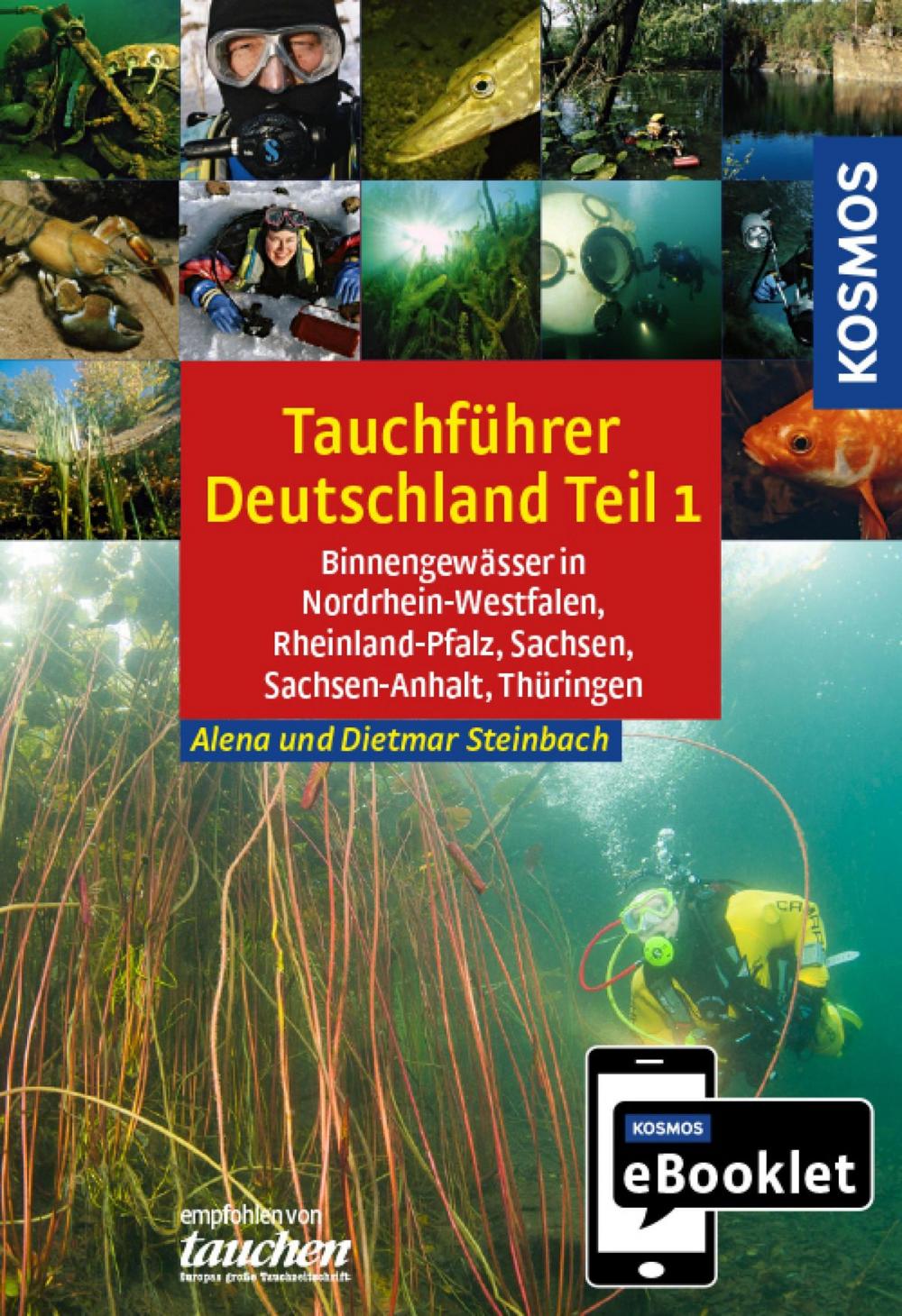 Big bigCover of KOSMOS eBooklet: Tauchreiseführer Nordrhein-Westfalen, Rheinland-Pfalz, Sachsen, Sachsen-Anhalt, Thüringen
