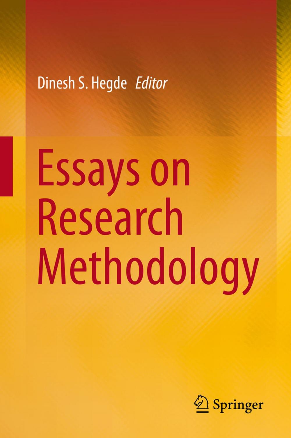Big bigCover of Essays on Research Methodology