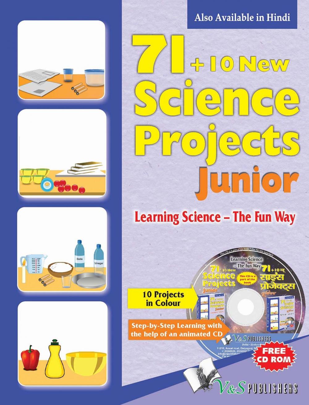 Big bigCover of 71+10 New Science Project Junior (with CD): learning science - the fun way