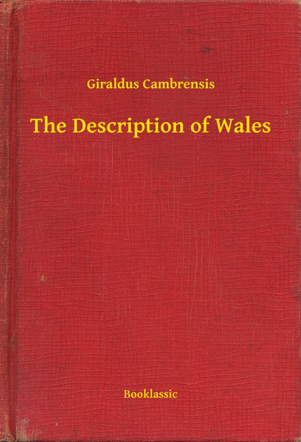 Big bigCover of The Description of Wales