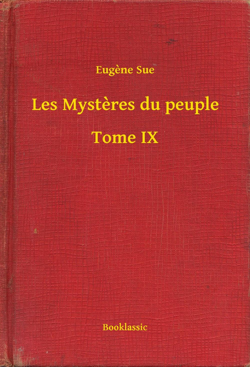 Big bigCover of Les Mysteres du peuple - Tome IX