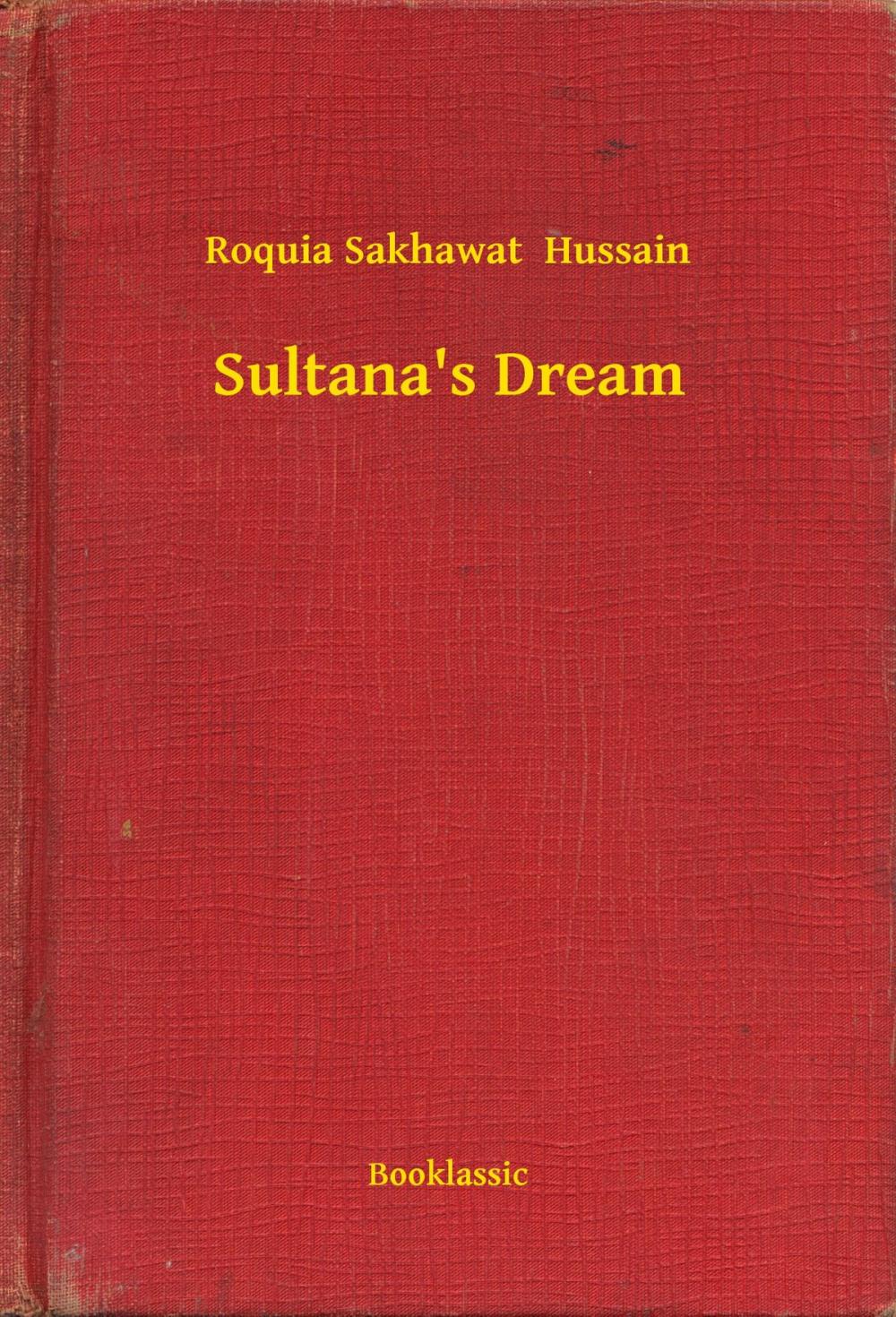 Big bigCover of Sultana's Dream