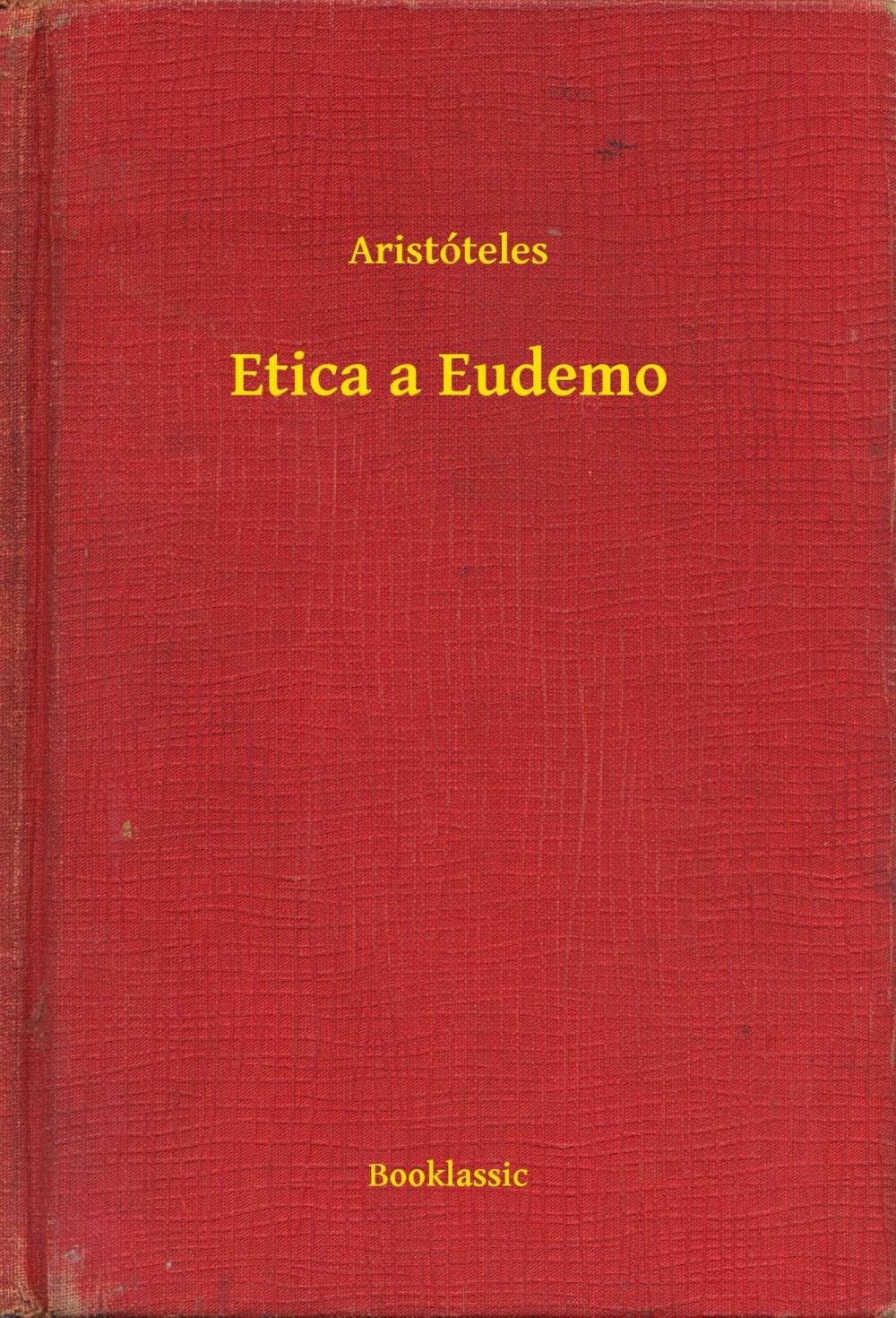 Big bigCover of Etica a Eudemo