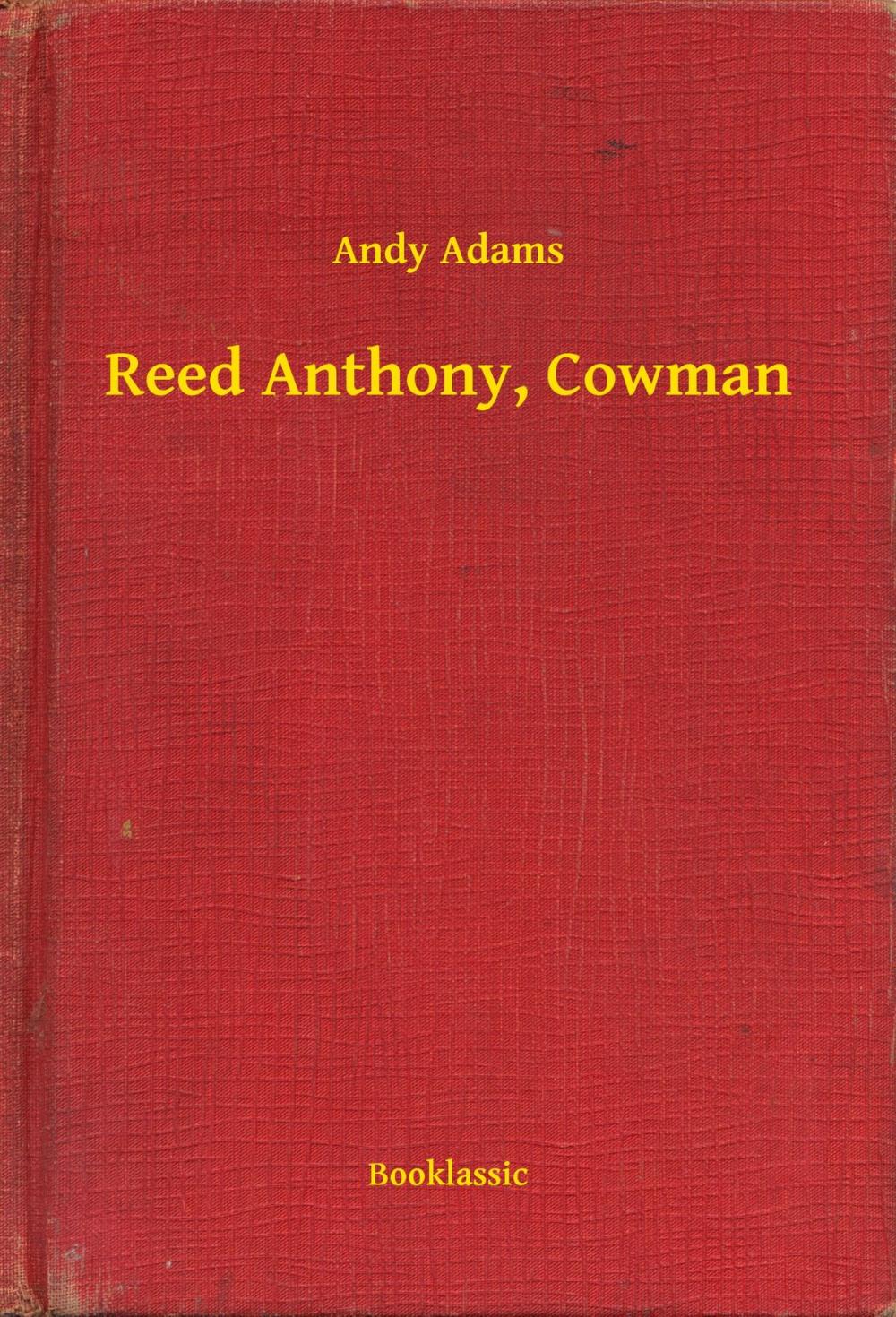 Big bigCover of Reed Anthony, Cowman