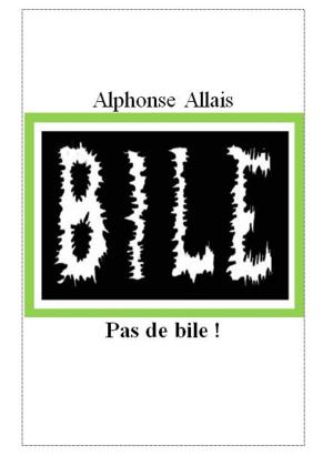 Cover of the book Pas de bile ! by Léon Tolstoï