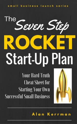 Cover of the book The Seven Step Rocket Start-Up Plan by Derek Bracegirdle. OD.