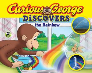 Book cover of Curious George Discovers the Rainbow