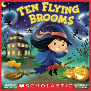 Cover of the book Ten Flying Brooms by R. L. Stine