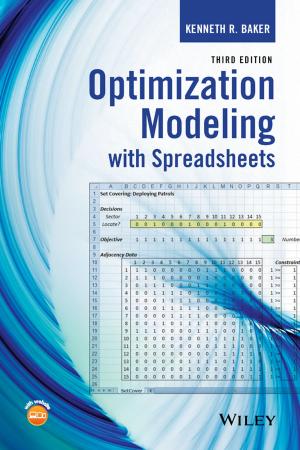 Cover of the book Optimization Modeling with Spreadsheets by Lesley J. Ward, Geraldine Woods