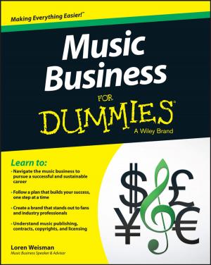 Cover of the book Music Business For Dummies by Tom Morris, Christopher Panza, Adam Potthast